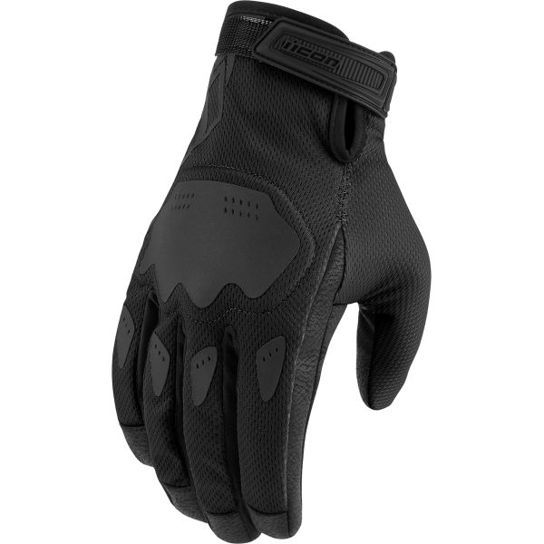Manusi Moto Sport si Piele Icon Manusi Moto Textile Hooligan Black
