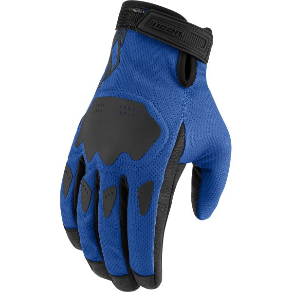 Manusi Moto Sport si Piele Icon Manusi Moto Textile Hooligan Blue
