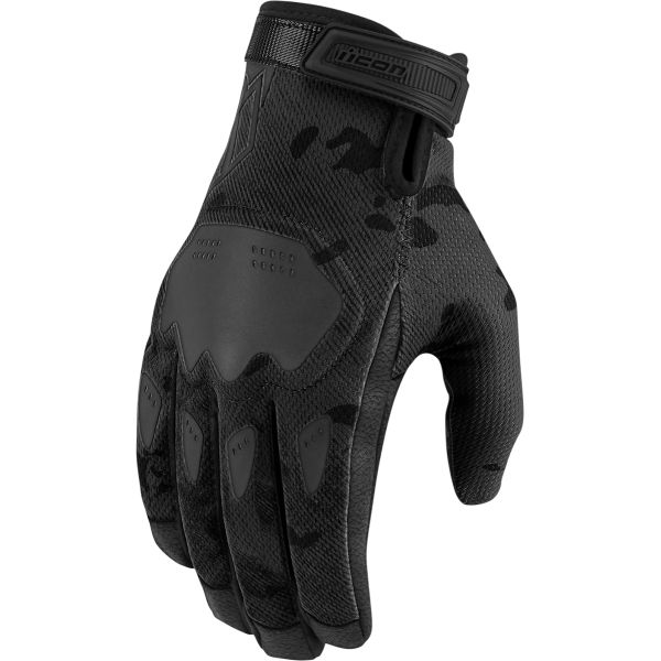 Manusi Moto Sport si Piele Icon Manusi Moto Textile Hooligan Dark Camo