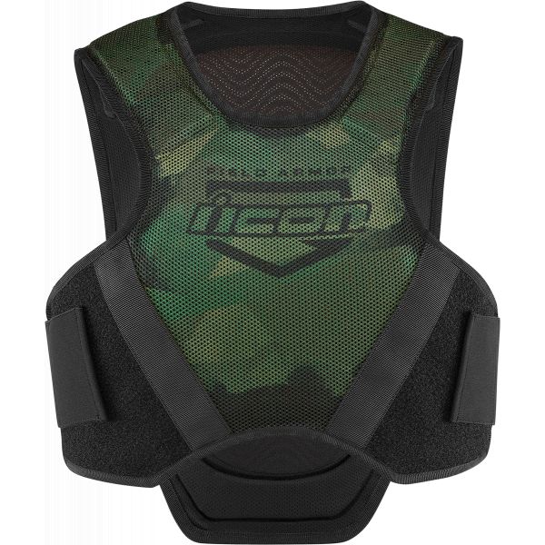 Protectii Moto Piept Icon Vesta Protectie Piept Field Armour Softcore Green Camo 23