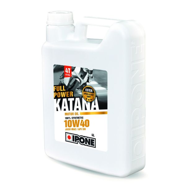 4 stokes engine oil IPONE 4 Stroke Full Power Katana 10W40 100% Synthetic Engine Oil 4L