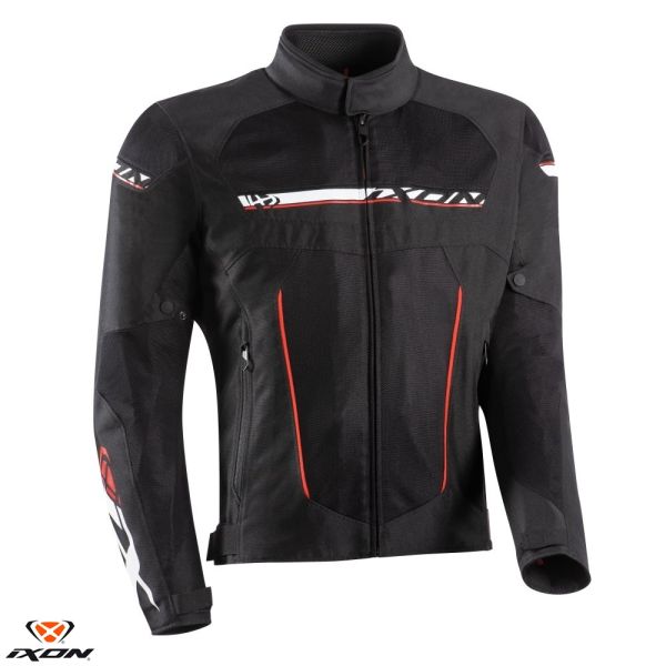 Geci Moto Textil Ixon Geaca Moto Textil T-Rex MS Black/White/Red 24