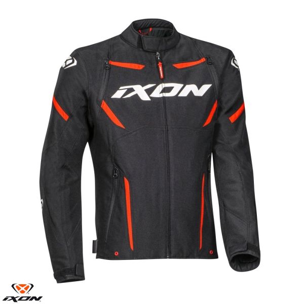 Geci Moto Textil Ixon Geaca Moto Textila Striker Air MS Black/Red/White 24