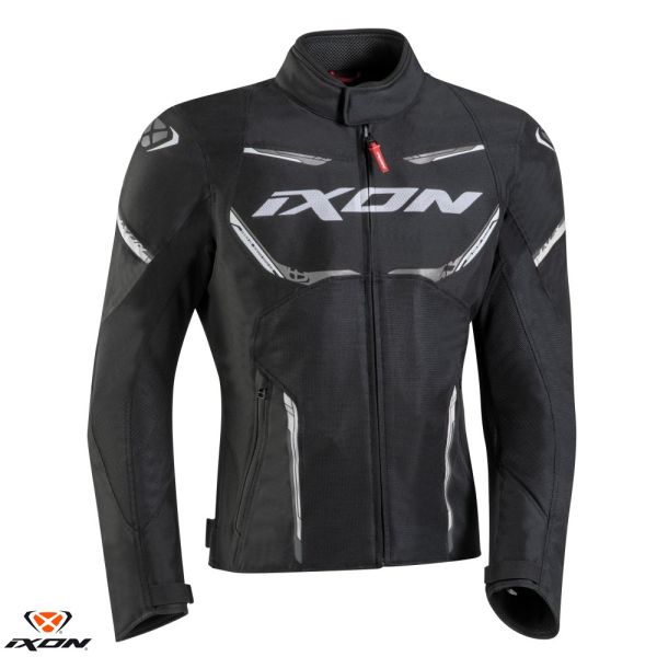 Geci Moto Textil Ixon Geaca Moto Textila Striker Air WP MS Black/White 24
