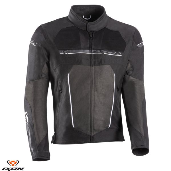 Geci Moto Textil Ixon Geaca Moto Textila T-Rex MS Black/White/Gray 24