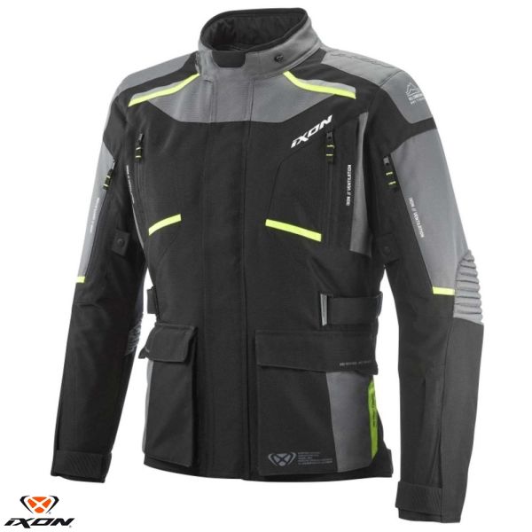 Geci Moto Textil Ixon Geaca Moto Textila Touring Midgard MS Gray/Black/Yellow 24
