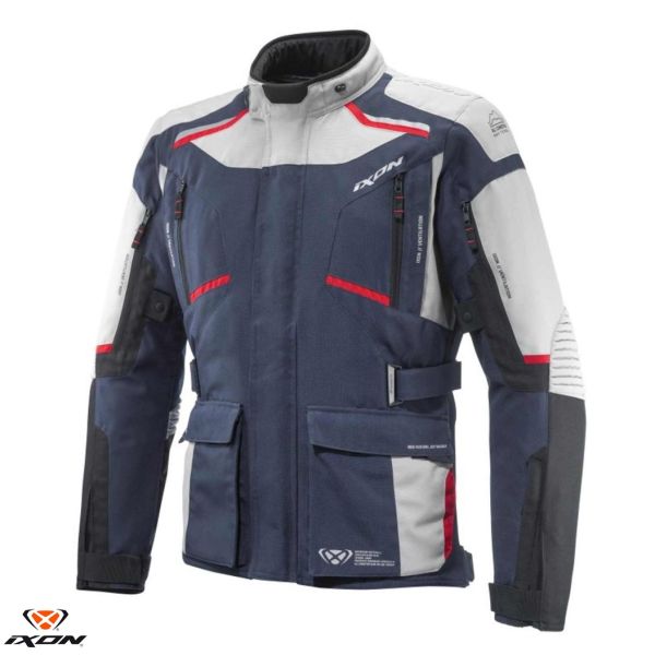 Geci Moto Textil Ixon Geaca Moto Textila Touring Midgard MS Gray/Navy/Black 24