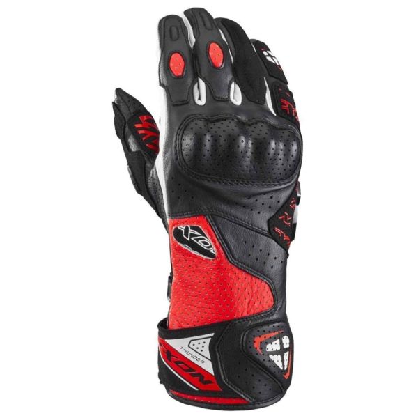 Manusi Moto Sport si Piele Ixon Manusi Moto Piele Thunder Air MS Black/White/Red 24