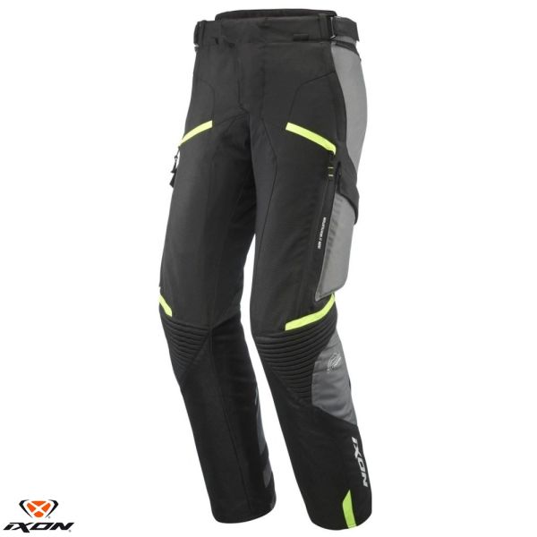 Pantaloni Moto Textil Ixon Pantaloni Moto Textili Midgard MS Black/Gray/Yellow 24
