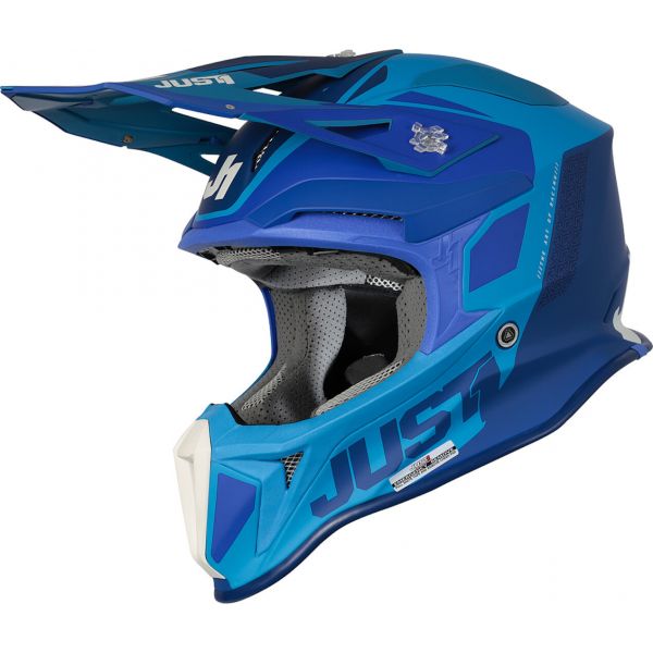 Casti Cross-Enduro Just1 Casca Moto Enduro J18 MIPS Pulsar Blue