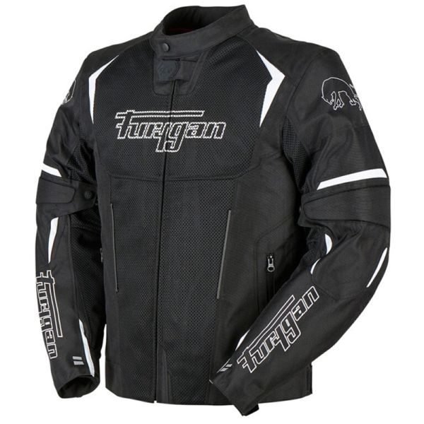 Geci Moto Textil Furygan Geaca Moto Textila Ultra Spark Vented 3 In 1 Black/White