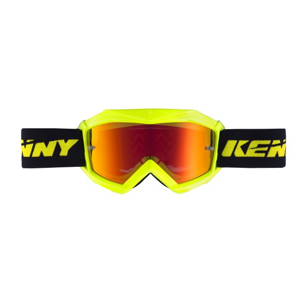  Kenny Ochelari Copii Track Yellow Fluo Lentila Oglinda Portocali