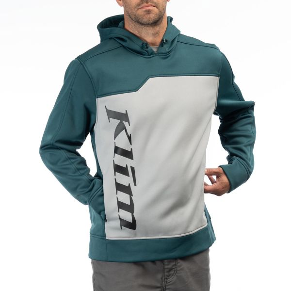 Casual jackets Klim Accelerator Pullover Hoodie Dark Sea/Monument 24
