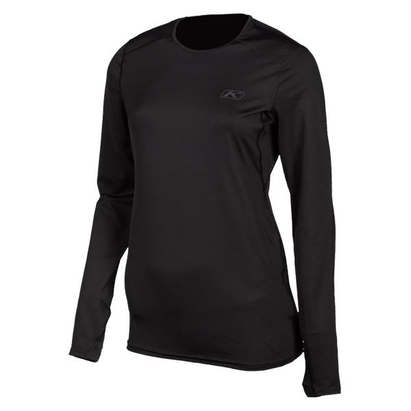Underlayer Snow Klim Bluza Base Layer Snowmobil Dama Solstice 1.0 Black
