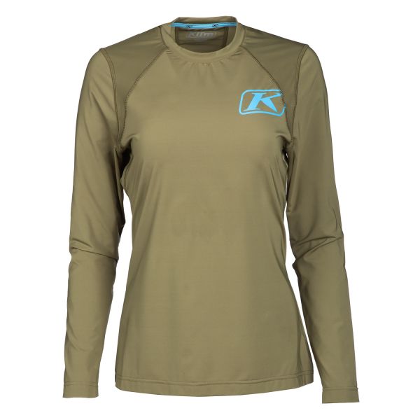 Lenjerie Protectie Klim Bluza Corp Base Layer Dama Solistice -1.0 Long Sleeve Sleeve Burnt Olive 2023