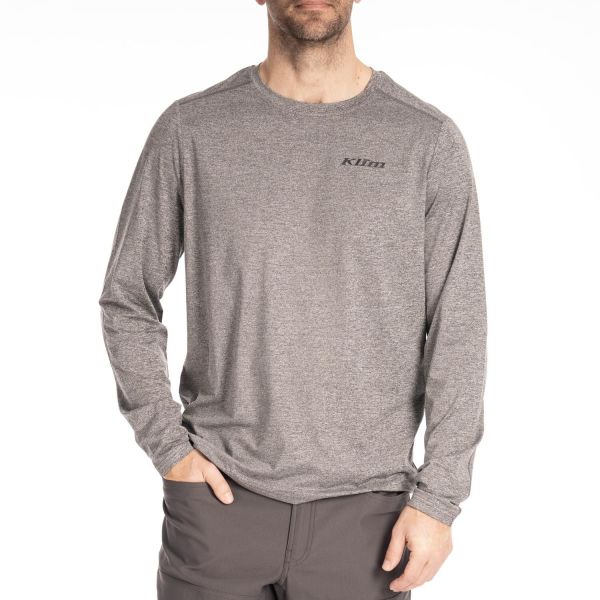 Tricouri/Camasi Casual Klim Bluza Static Peak Heathered Gray 24