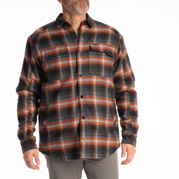 Casual T-shirts/Shirts Klim Shirt Bridger Fleece Asphalt/Picante 25