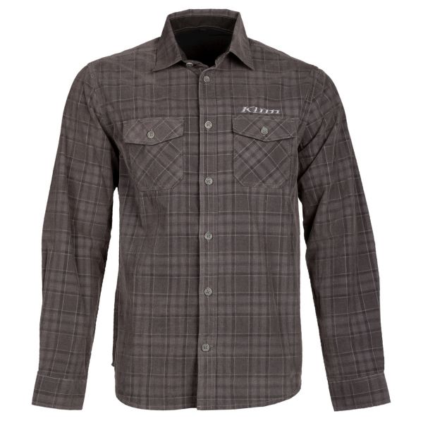 Casual T-shirts/Shirts Klim Garns Cord Shirt Asphalt