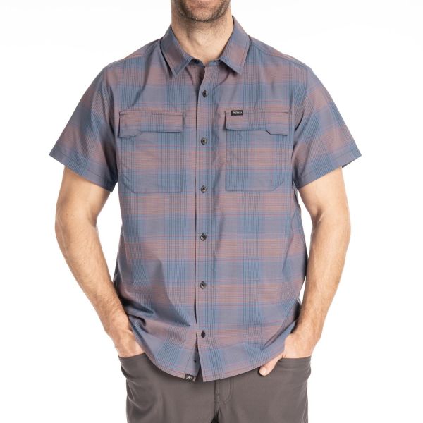 Tricouri/Camasi Casual Klim Camasa Taggart Stretch Blue Fusion/Dress Blues 24