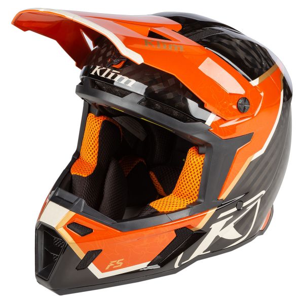 Casti Snowmobil Klim Casca Moto Enduro F5 Koroyd Helmet ECE/DOT Topo Potter's Clay