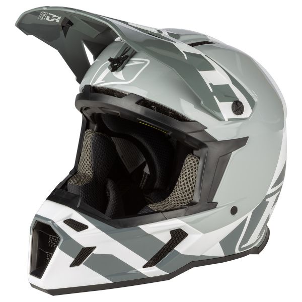 Casti Snowmobil Klim Casca Moto Enduro F5 Koroyd ECE/DOT Ascent Monument Gray