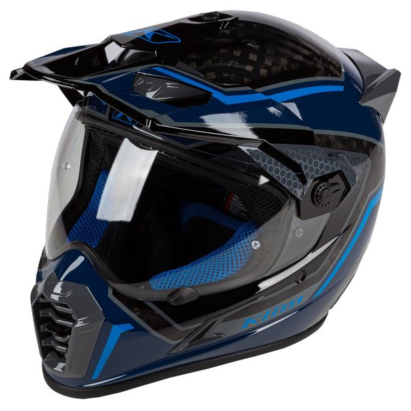 Casti Moto Adventure-Touring Klim Casca Moto Touring Krios Pro ECE Only Mekka Kinetik Blue