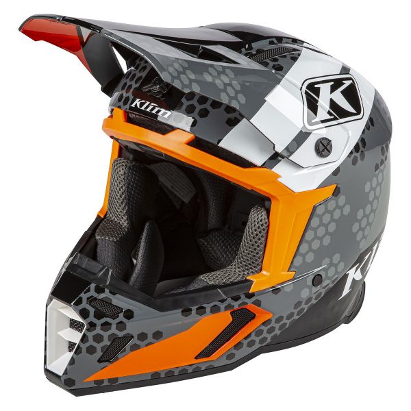 Helmets Klim Enduro Helmet F5 Koroyd ECE/DOT Tactik Striking Gray