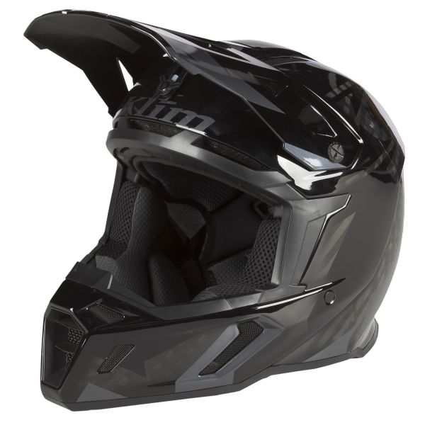 Casti Snowmobil Klim Casca Snowmobil F5 ECE Amp Black/Asphalt