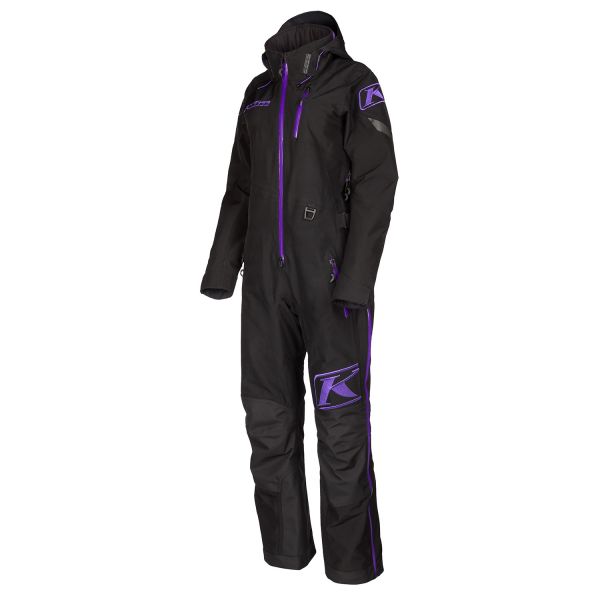 Women's Monosuits Klim Non-Insulated Shreda Lady One-Piece Black/Heliotrope  