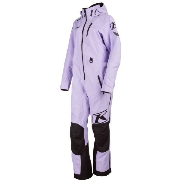 Women's Monosuits Klim Lady Non-Insulated Snowmobil One-Piece Shredsa Lavender/Black 25