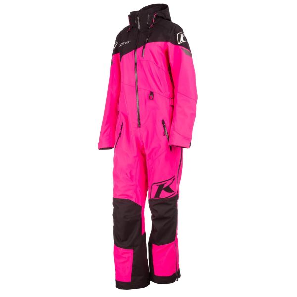 Women's Monosuits Klim Lady Non-Insulated Snowmobil One-Piece Shredsa Pink Glo/Metallic Iridescent 25