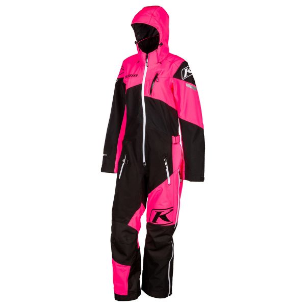 Monosuits Snowmobiles Klim Women Monosuit Non-Insulated Ripsa One-Piece Short Knockout Pink