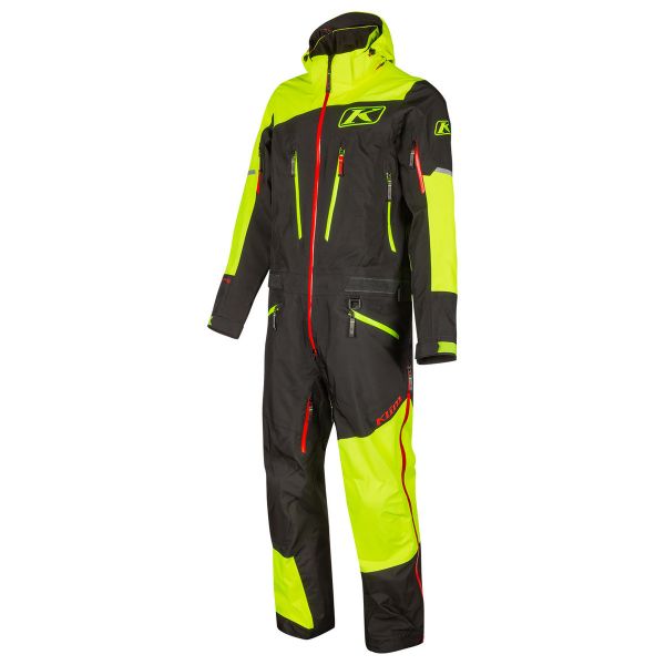 Monosuits Snowmobiles Klim Monosuit Non-Insulated Lochsa One-Piece Hi-Vis Black 2021