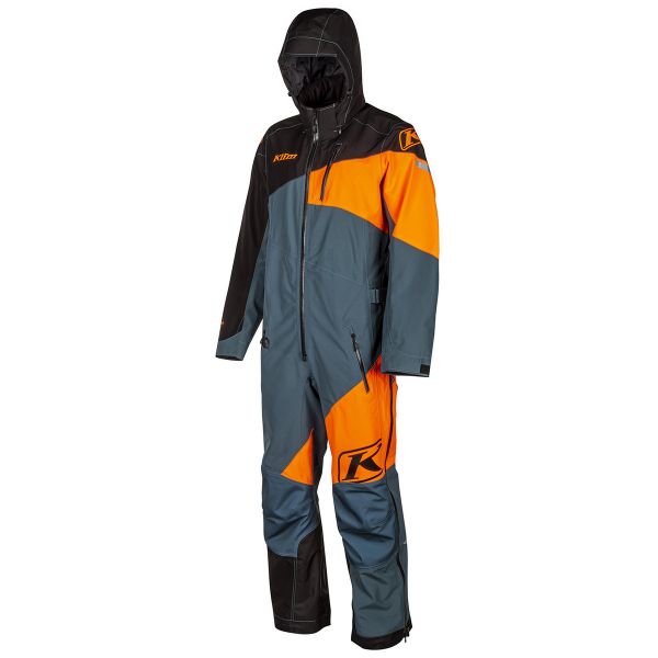 Monosuits Snowmobiles Klim Monosuit Non-Insulated Ripsa One-Piece Short Strike Orange
