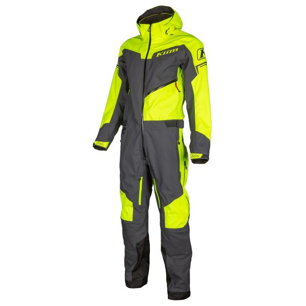 Combinezoane Snow Klim Combinezon Snowmobil Non-Insulated Lochsa One-Piece Asphalt-Hi-Vis