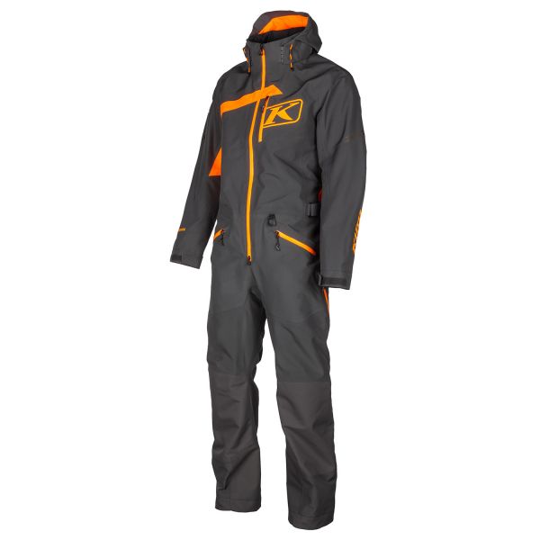 Combinezoane Snow Klim Combinezon Snowmobil Non-Insulated Ripsa  Asphalt/Strike Orange  