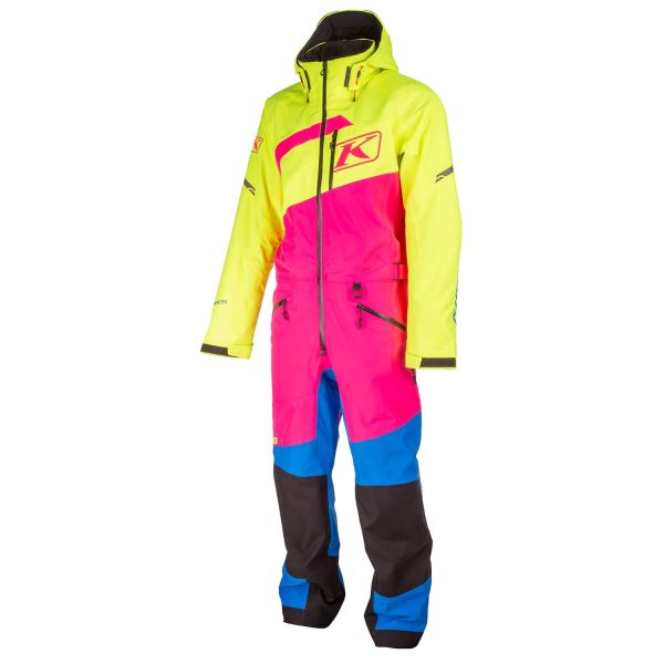 Combinezoane Snow Klim Combinezon Snowmobil Non-Insulated Ripsa PInk Glo/Hi-Vis 25