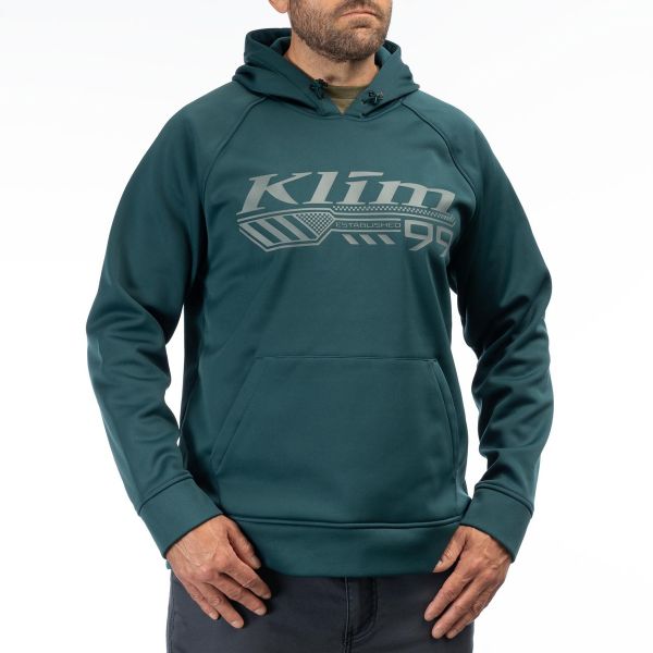 Casual jackets Klim Foundation Pullover Hoodie Dark Sea/Monument 24