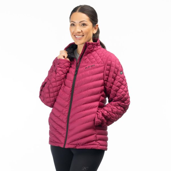 Geci/Hanorace Casual Klim Geaca Antora Featherless Raspberry Radiance/Black 24