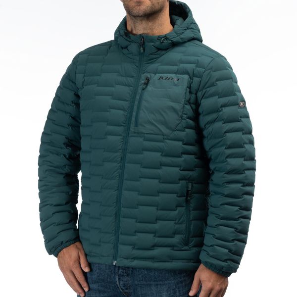 Geci/Hanorace Casual Klim Geaca Boulder Stretch Down Hooded Dark Sea 24