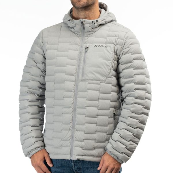 Casual jackets Klim Boulder Stretch Down Hooded Jacket Monument 24