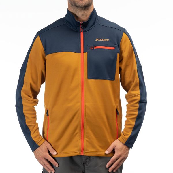 Geci/Hanorace Casual Klim Jacheta Glacier Golden Brown/Dress Blues 24