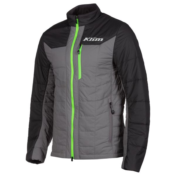 Functional Underwear Klim Mid Layer Jacket Override Castle Rock Electrik Gecko