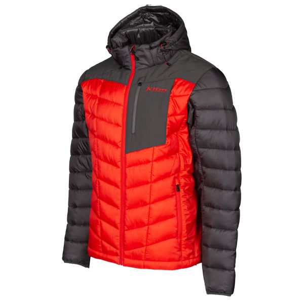 Underlayer Snow Klim Geaca Mid Layer Snowmobil Torque Fiery Red/Black