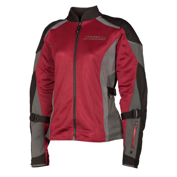 Textile Womens Jackets Klim Lady Moto Textile Jacket Avalon Malbec-Castlerock Gray