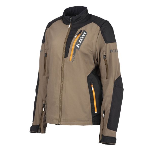 Textile Womens Jackets Klim Lady Textile Moto Jacket Rebelle Teak 25