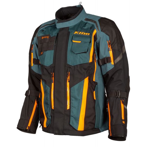 Geci Moto Textil Klim Geaca Moto Textila Badlands Pro Petrol/Strike Orange