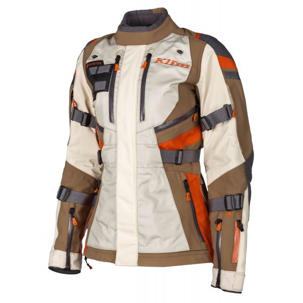 Textile Womens Jackets Klim Lady Moto Textile Jacket Artemis Peyote/Potter's Clay