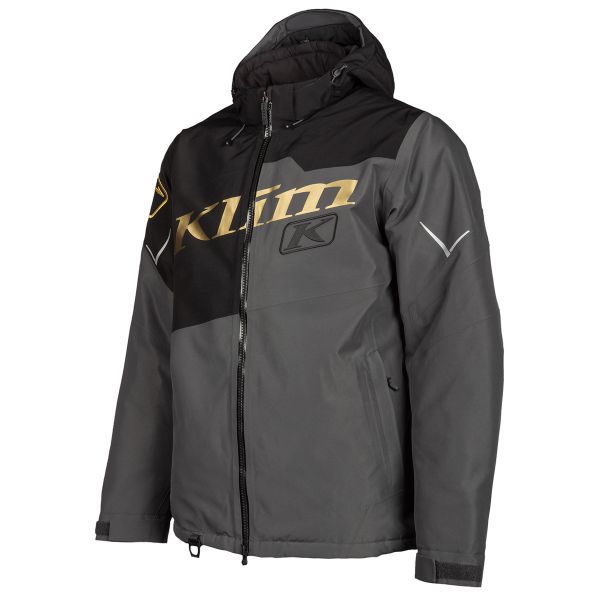 Geci Snowmobil - Copii Klim Geaca Snowmobil Insulated Copii Instinct Black-Metallic Gold