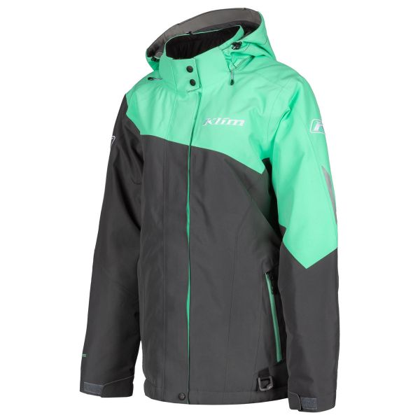 Women's Jackets Klim Women Insulated Snowmobil Jacket Allure Wintermint Asphalt